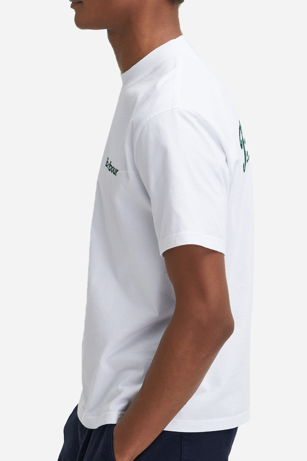 Barbour Bowery OS Graphic T-Shirt (White)