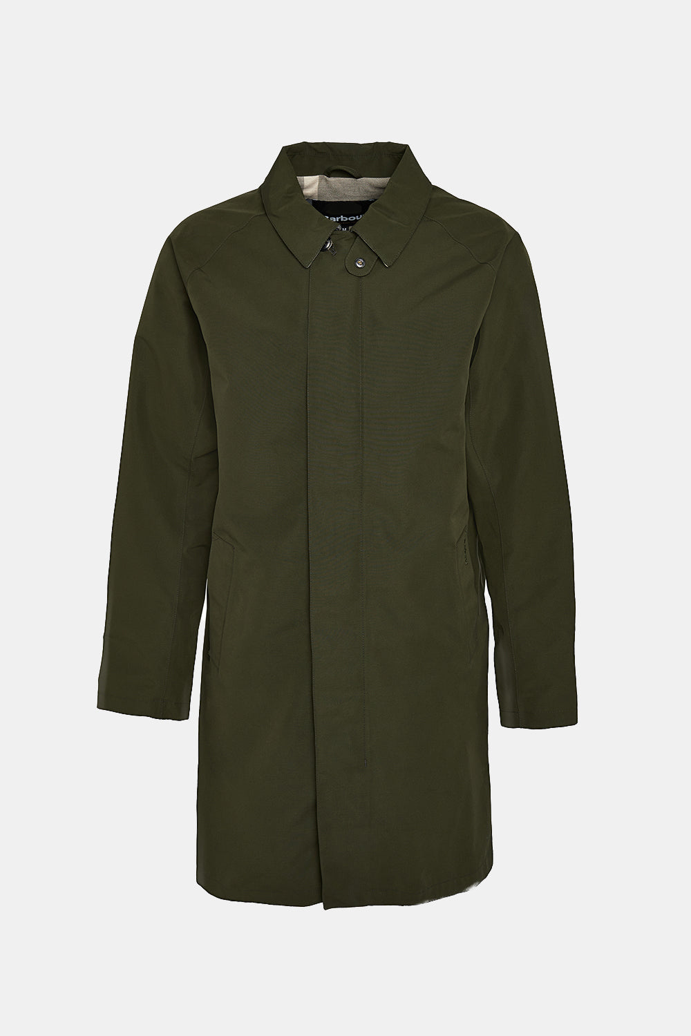 Barbour Cambridge Mac Jacket (Olive/Forest Mist) | Number Six