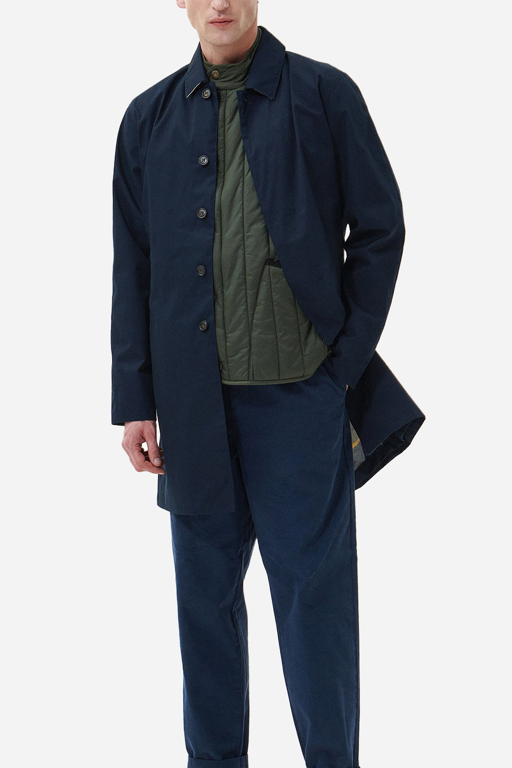 Barbour Lorden Waterproof Mac (Navy)