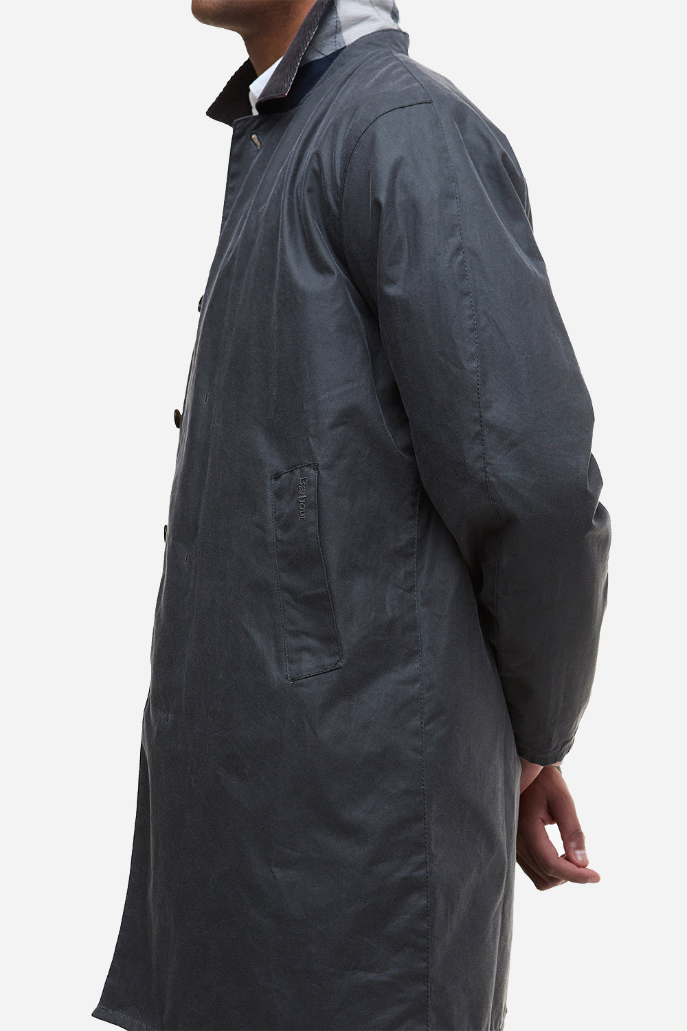 Barbour Lorden Wax Mac (Grey)