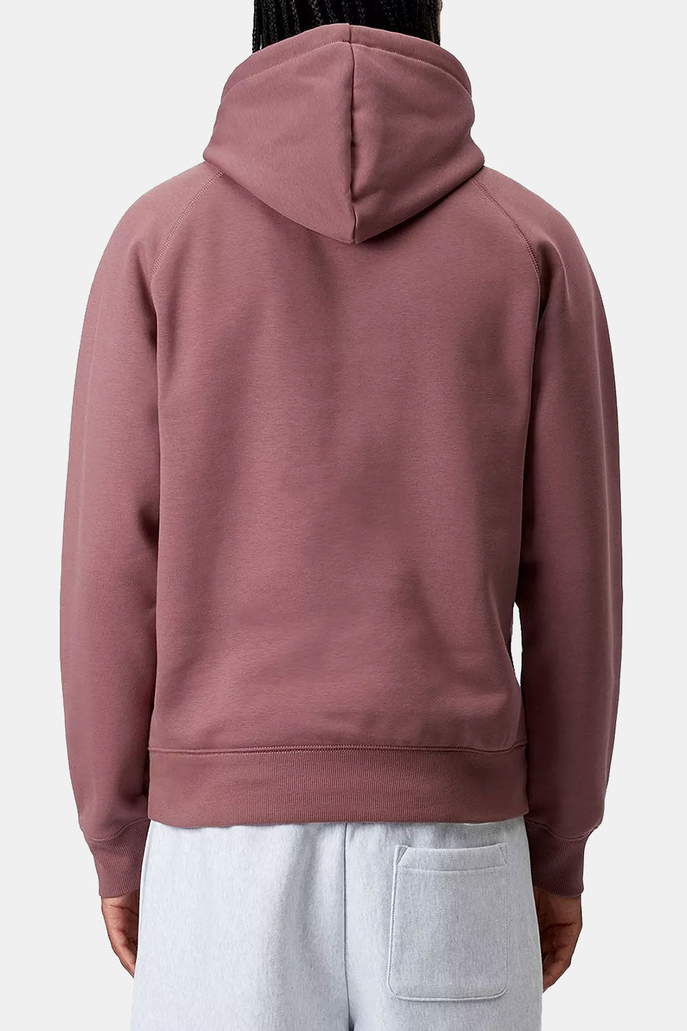 Carhartt Wip Hooded Chase Sweat (Dusky Pink/Gold)