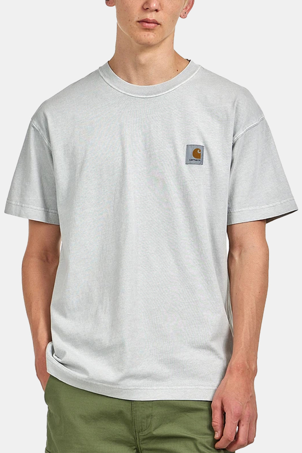 Carhartt WIP kortærmet Nelson T-shirt (Sonic Silver)