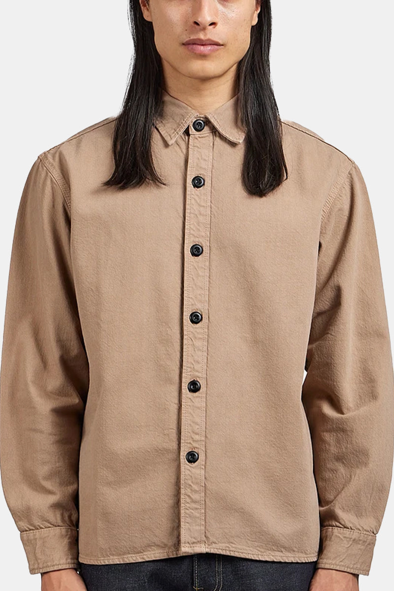 Edwin Sebastian langærmet shirt (Portabella)