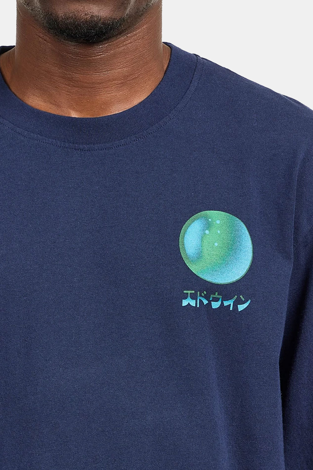 Edwin den sidste af os ii langærmet t-shirt (maritime blå)