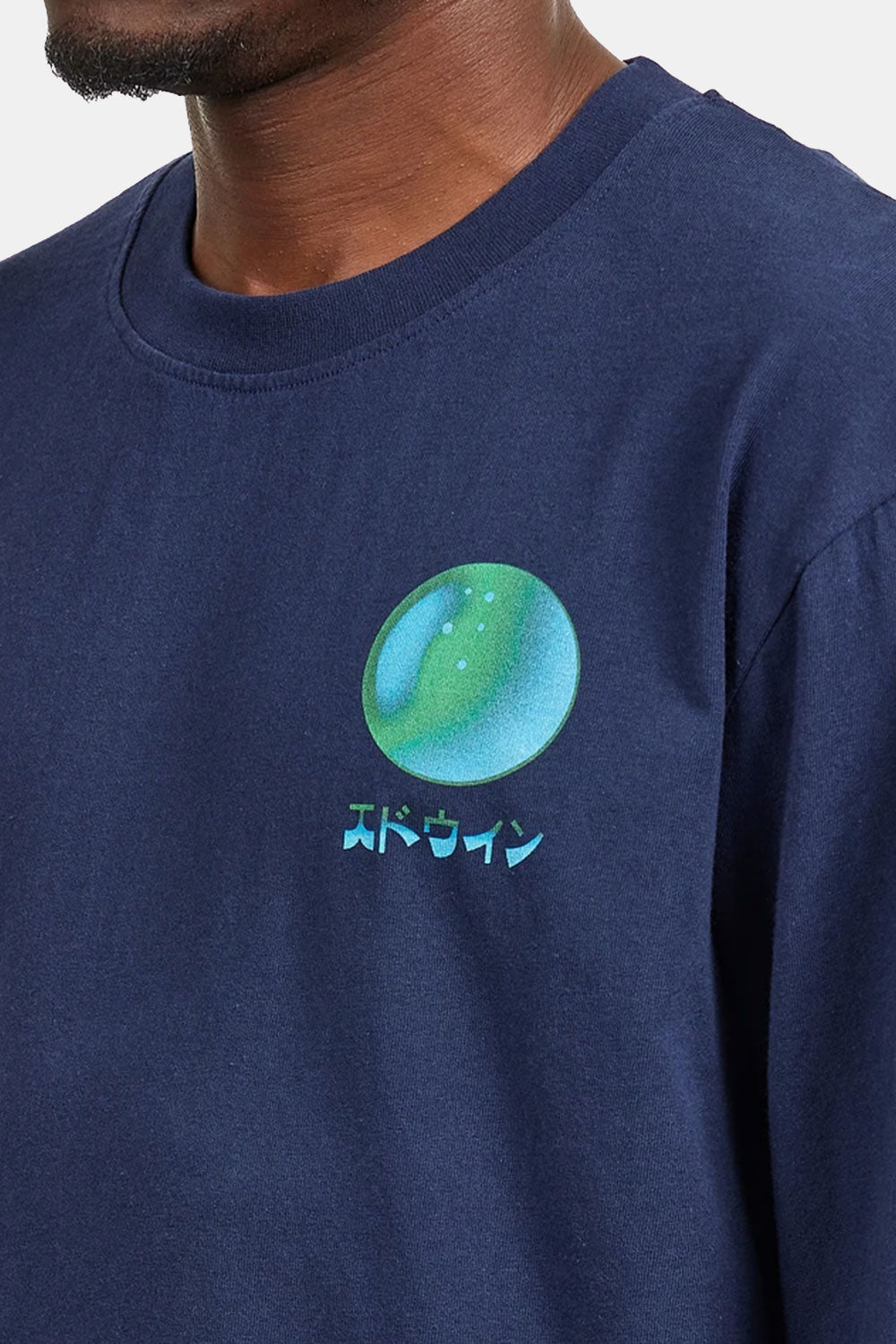 Edwin den sidste af os ii langærmet t-shirt (maritime blå)