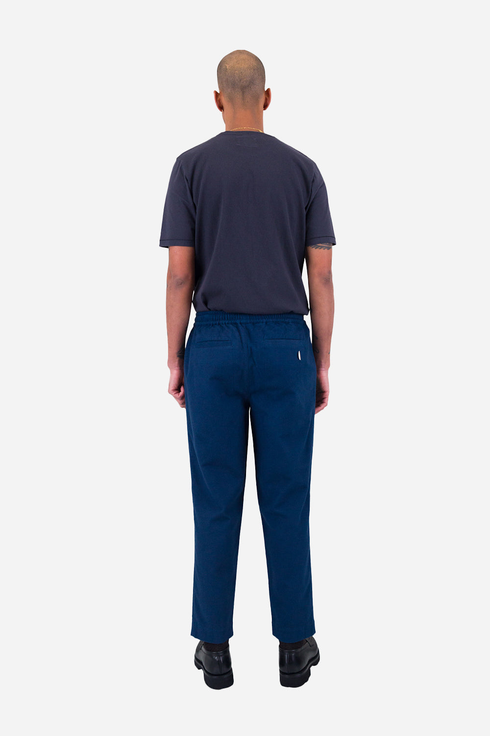 Folk Drawcord Assembly Pant (Ink Blue Moleskin)
