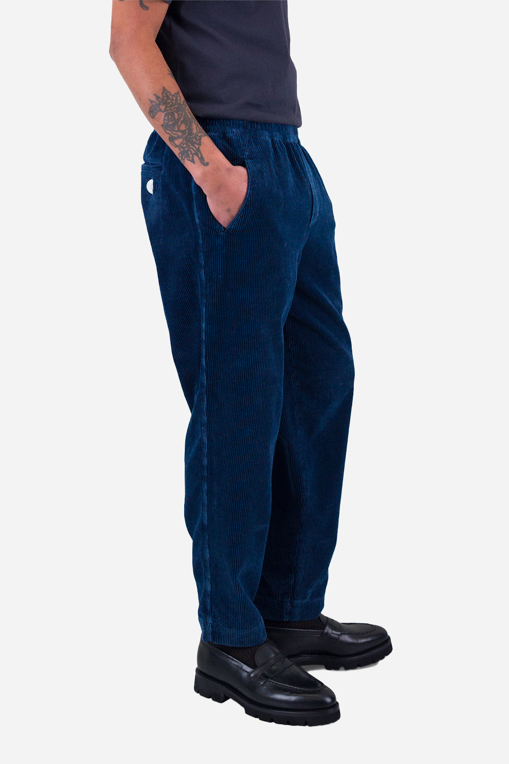 Folk Drawcord Assembly Pant (vasket indigo -ledning)