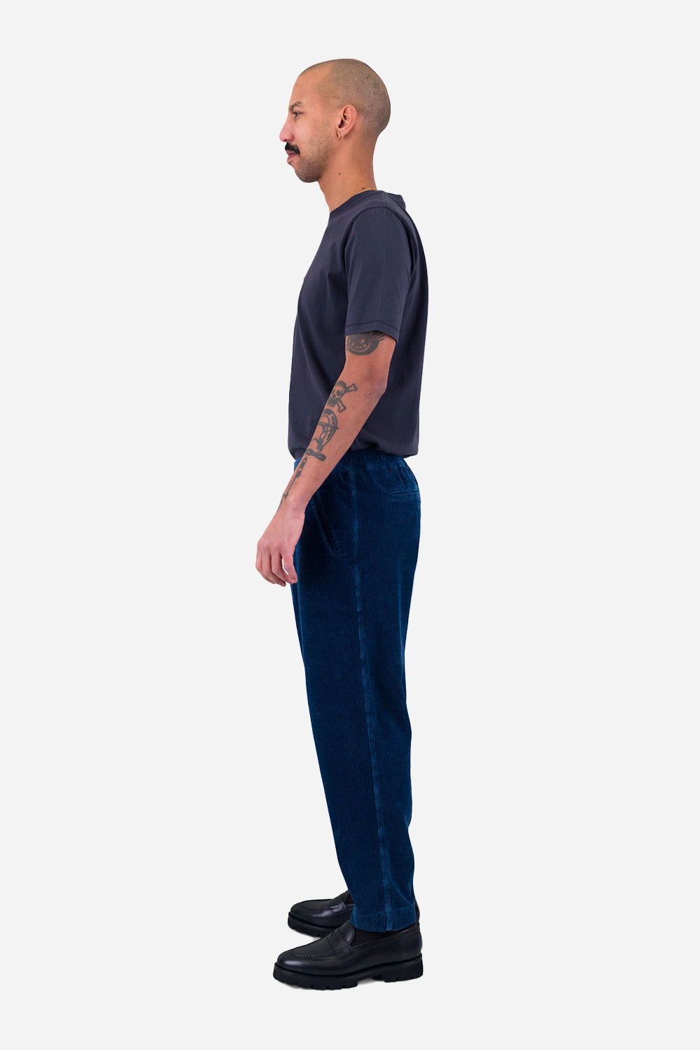 Folk Drawcord Assembly Pant (vasket indigo -ledning)