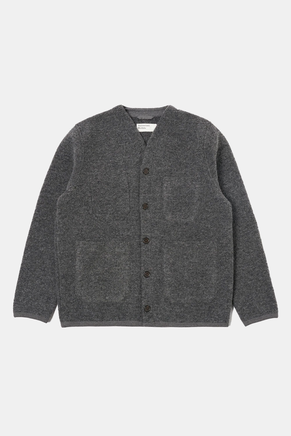 Universal Works Cardigan (gråmeleret)