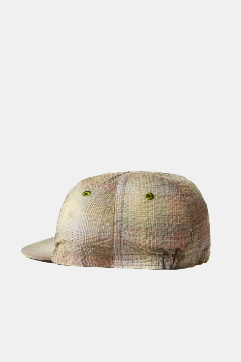 Universal Works Seersucker Mechanics Hat (Olive)