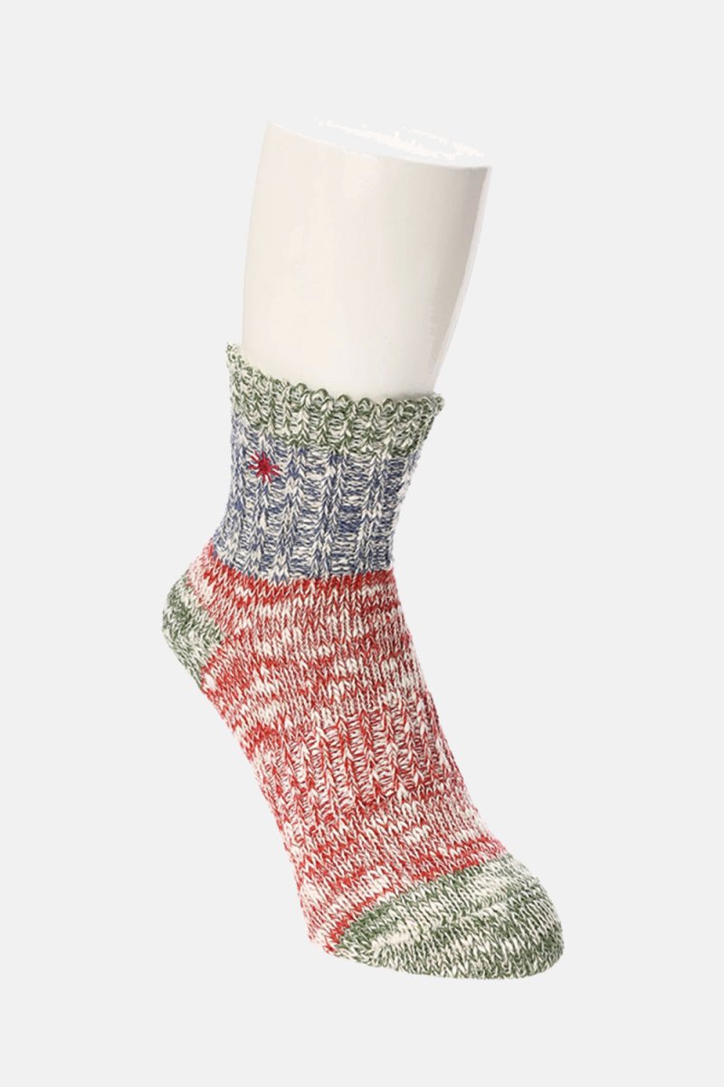 Anonymous Ism Gohemp Slub Quarter Socks (Red) | Socks