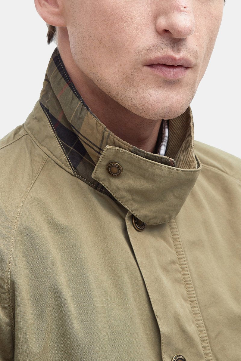 Barbour Ashby afslappet sommerjakke (bleget oliven)