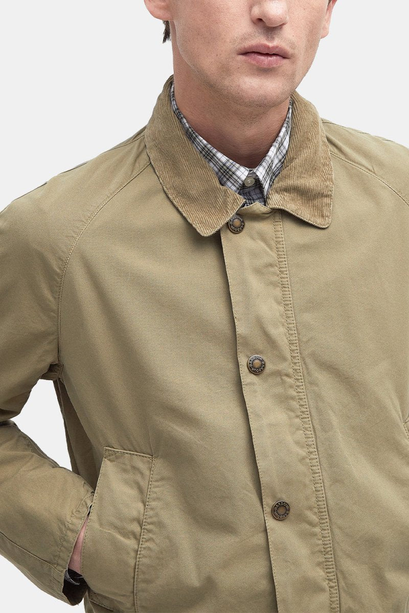 Barbour Ashby afslappet sommerjakke (bleget oliven)