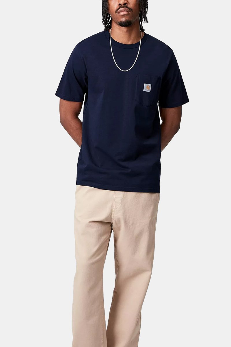 Carhartt Short Sleeve Pocket T-Shirt (Dark Navy) | T-Shirts