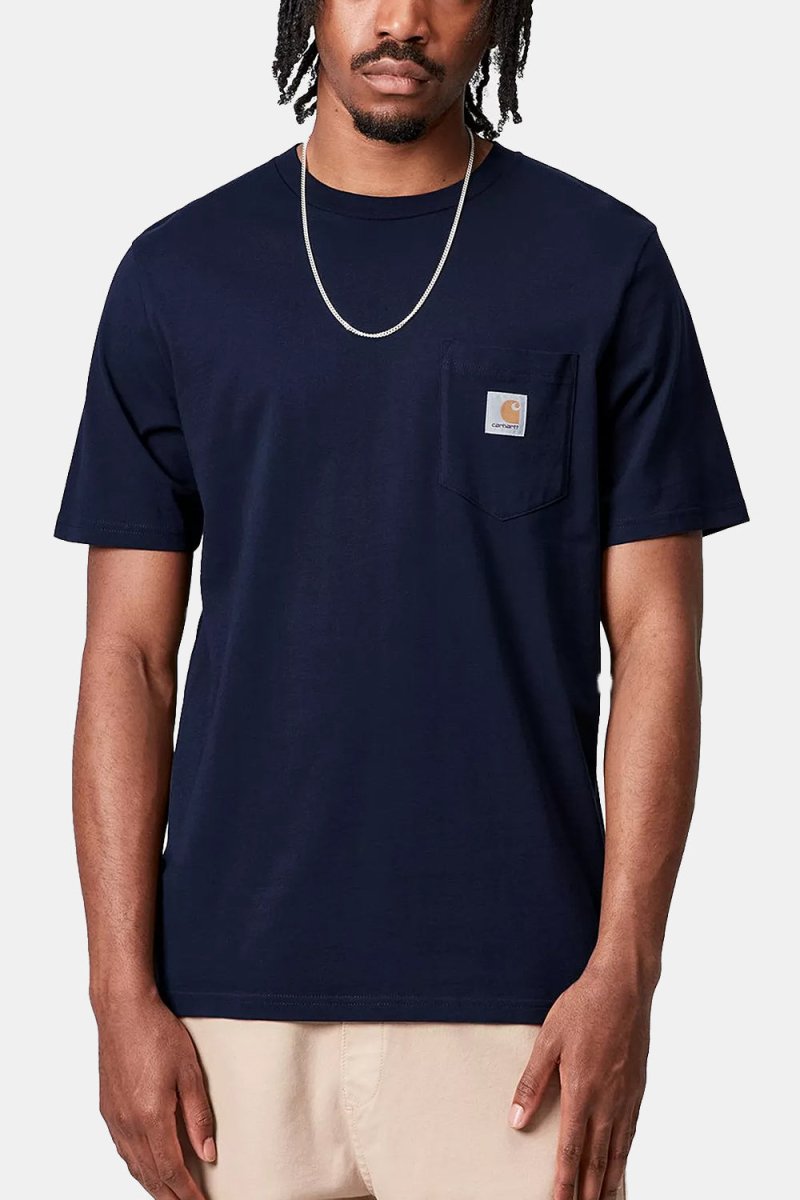 Carhartt Short Sleeve Pocket T-Shirt (Dark Navy) | T-Shirts