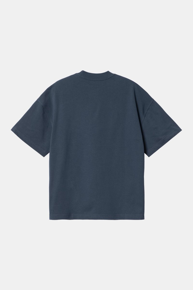 Carhartt Short Sleeve Script T-Shirt (Blue/White) | T-Shirts