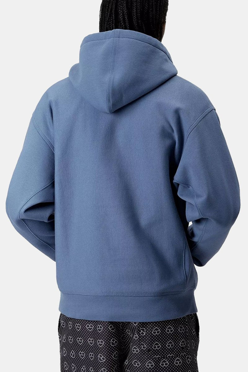 Carhartt WIP American Script Sweatshirt (Blue Iris) | Sweaters