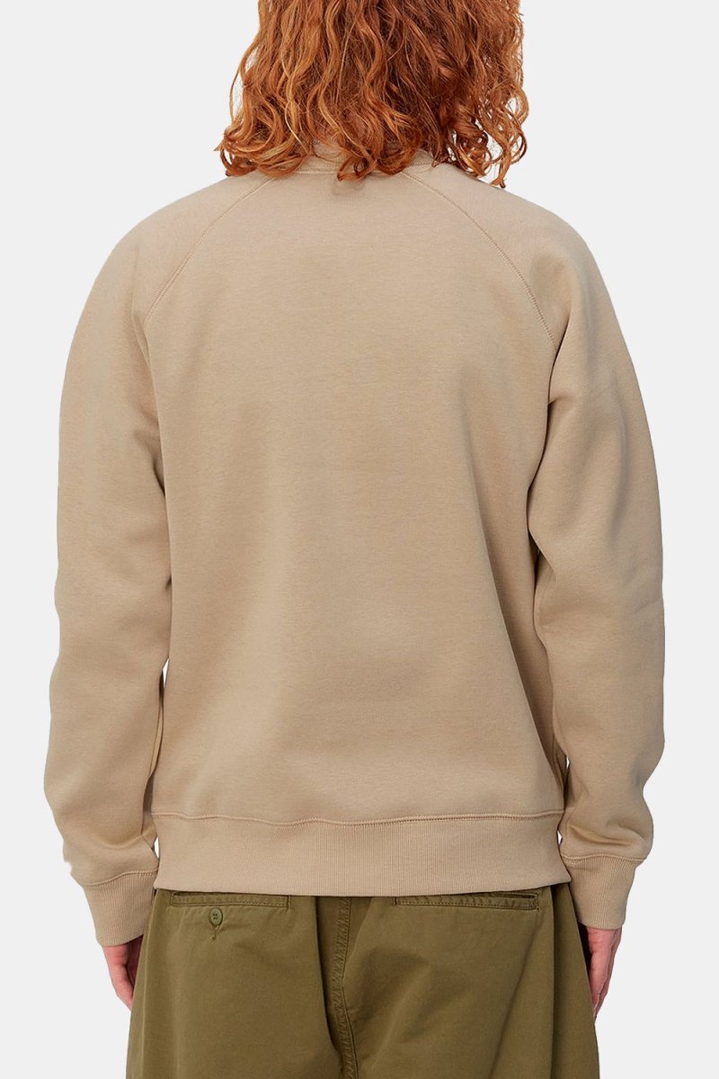 Carhartt WIP Chase Sweatshirt (Sable/Gold) | Sweaters