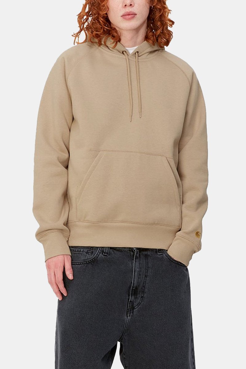 Carhartt WIP Hooded Chase Sweat (Sable/Gold) | Sweaters