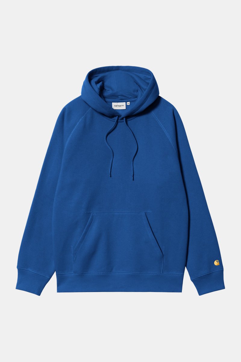 Carhartt WIP Hooded Chase Sweatshirt (Acapulco/Gold) | Sweaters