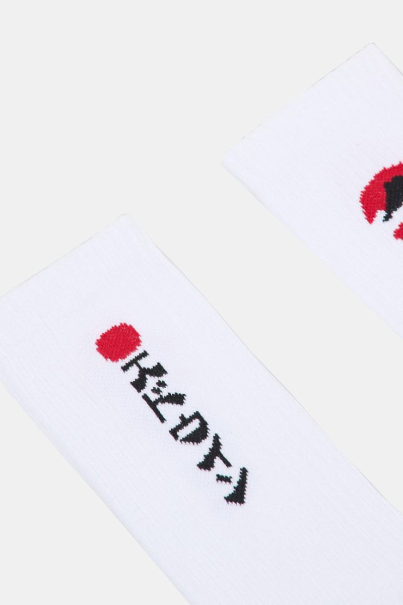 Edwin Kamifuji Socks (White) | Socks