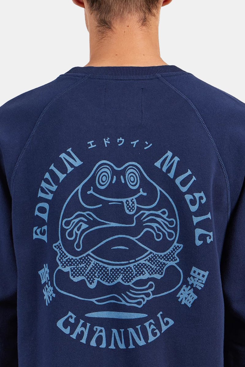 Edwin Music Channel Heavy Sweatshirt (Maritime) | Sweaters