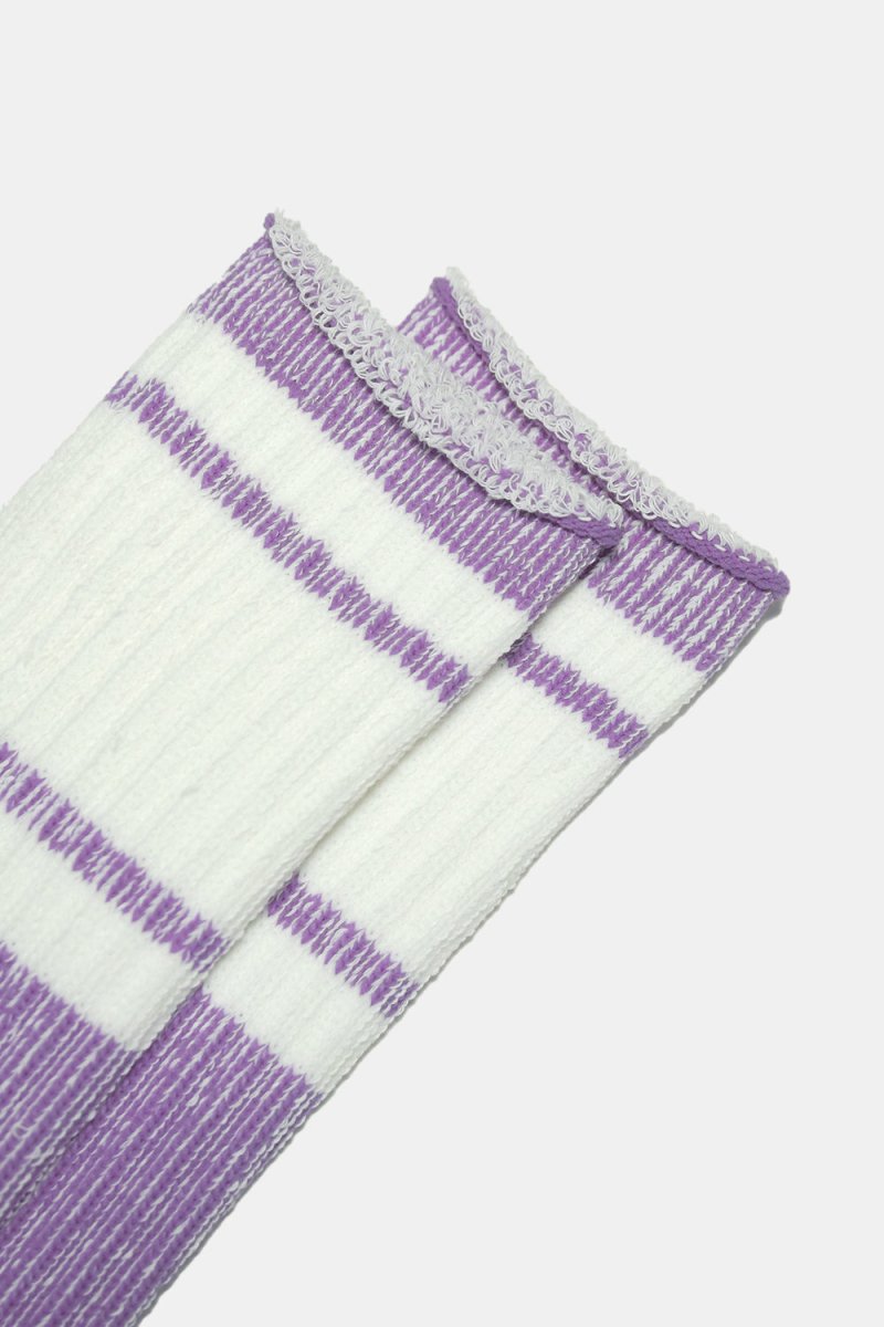 Kinari Skater Plating Crew Socks (Purple) | Socks