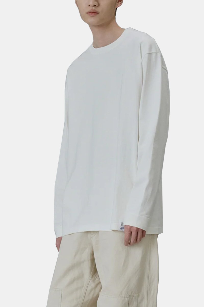 United Athle Japan Made Standard Fit Long Sleeve T-shirt (White) | T-Shirts