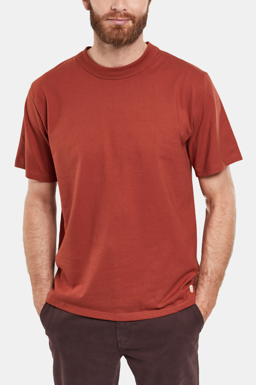 Armor Lux Heritage Pocket Organic Callac T-Shirt (Deep Paprika)
