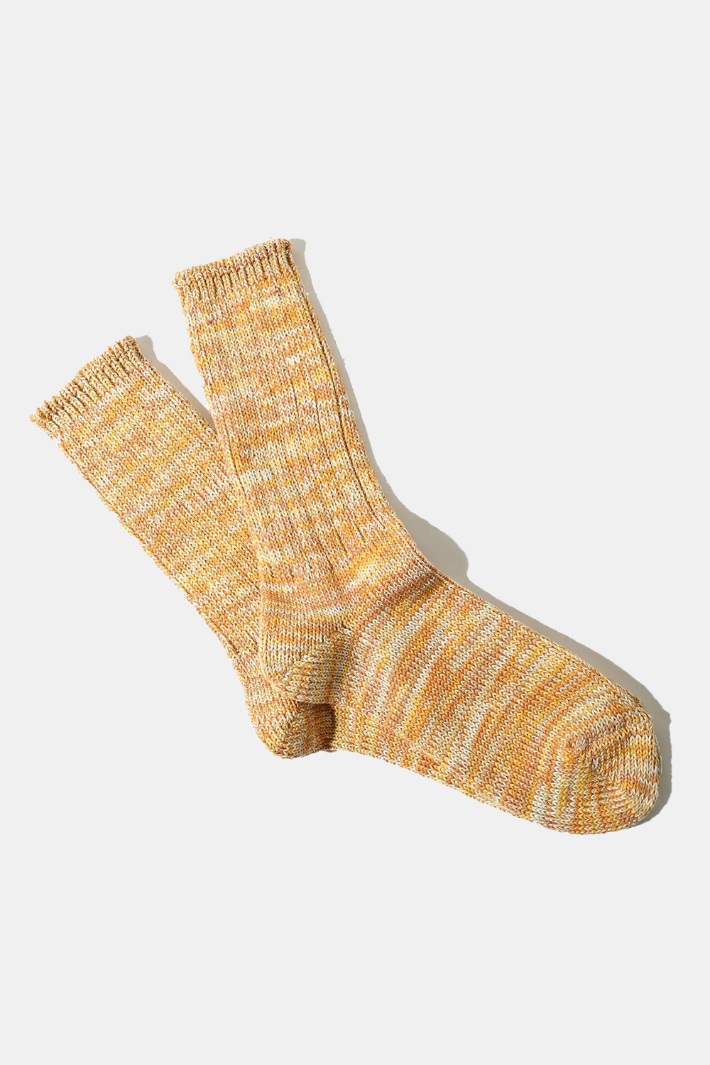Anonymous Ism 5 Colour Mix Ribbed Crew Socks (Gold)

