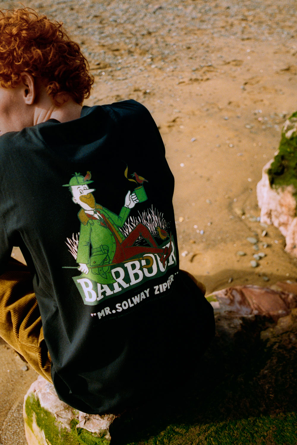 Barbour Campbell OS Graphic T-Shirt (Black)