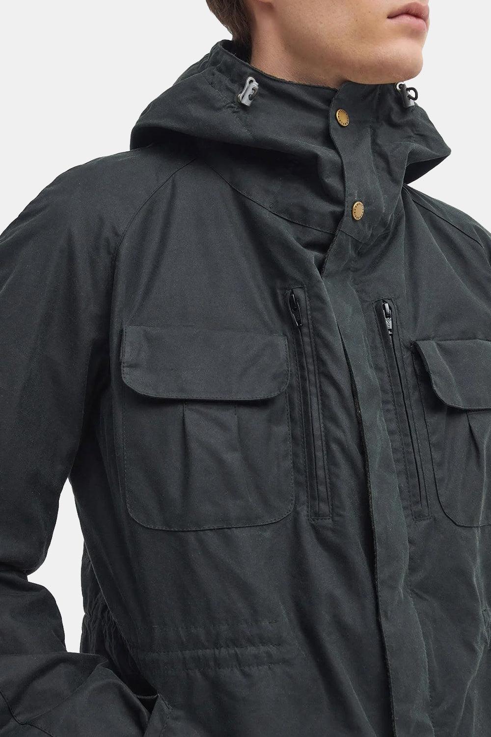 Barbour X til Ki til Bicycle Wax Jacket (SAGE)