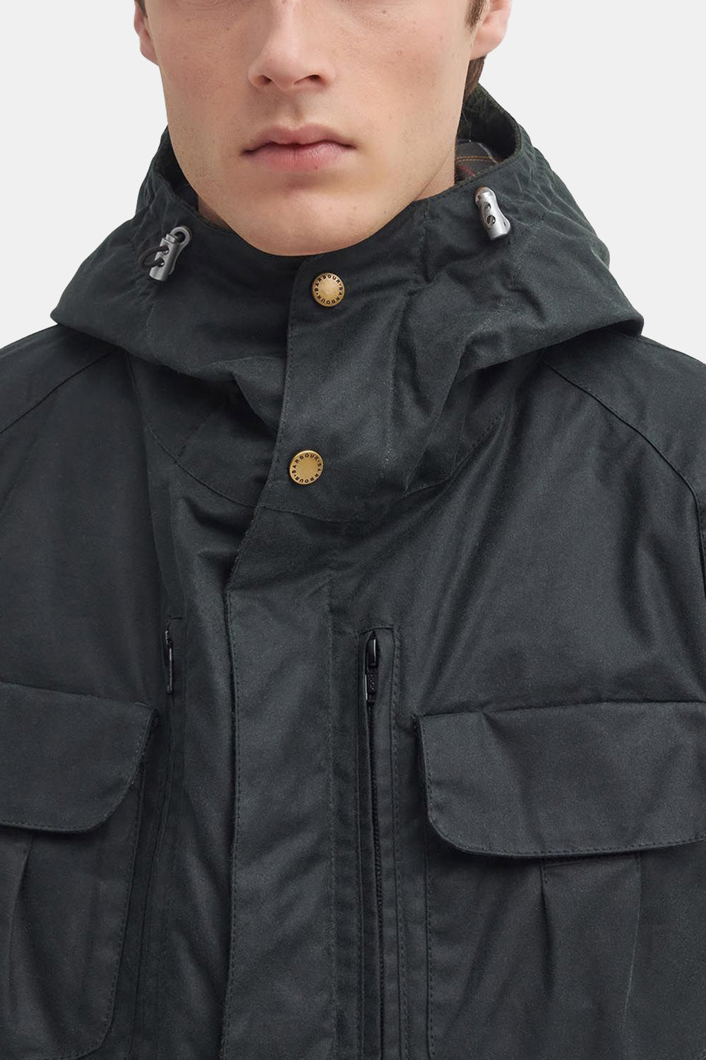 Barbour X til Ki til Bicycle Wax Jacket (SAGE)