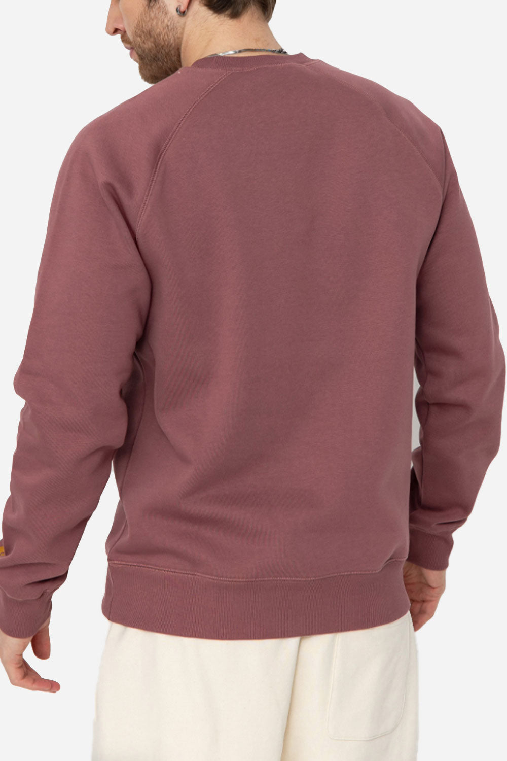 Carhartt WIP Chase Sweatshirt (Dusky Pink/Guld)