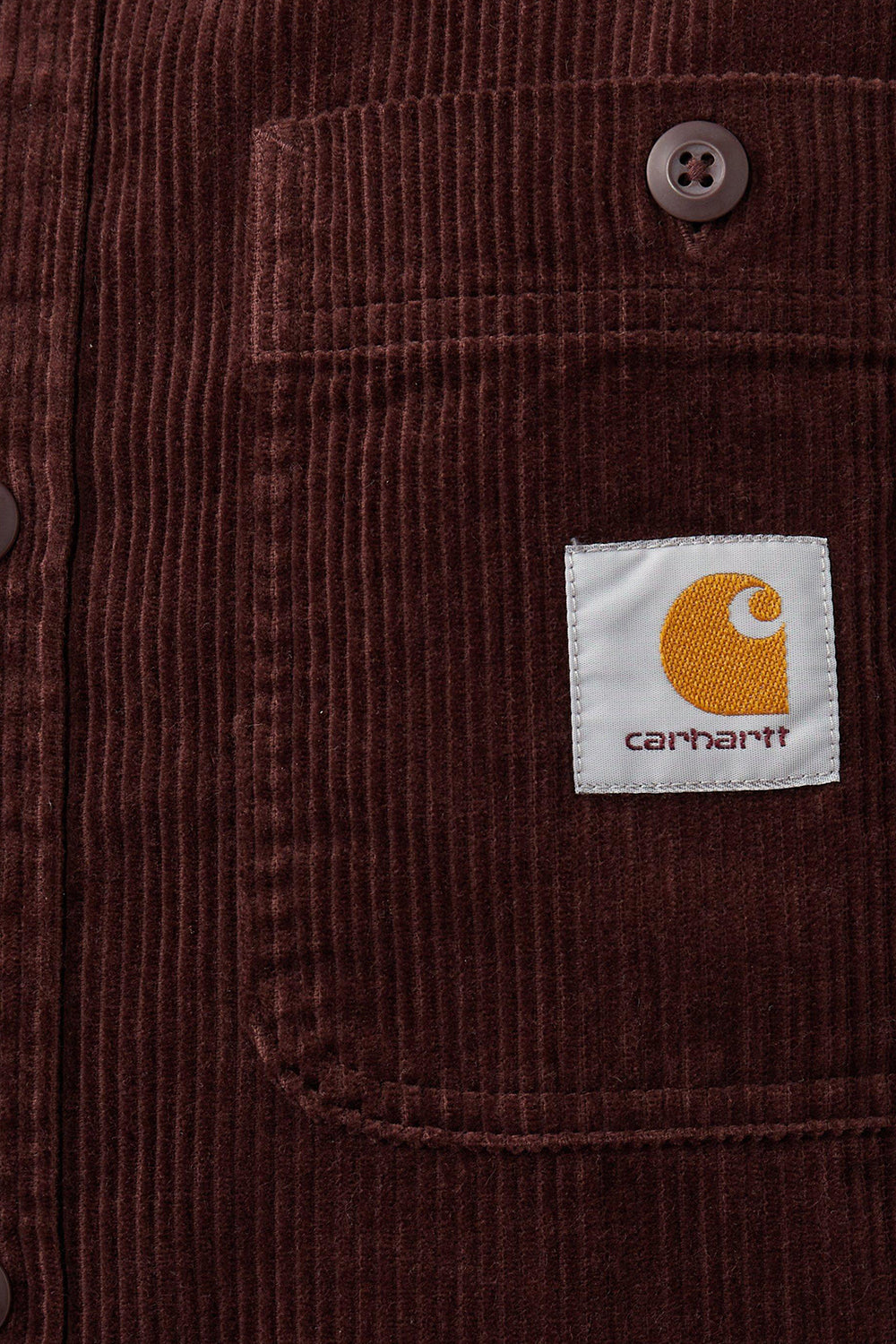 Carhartt WIP langærmet flintskjorte (Amarone skyllet)