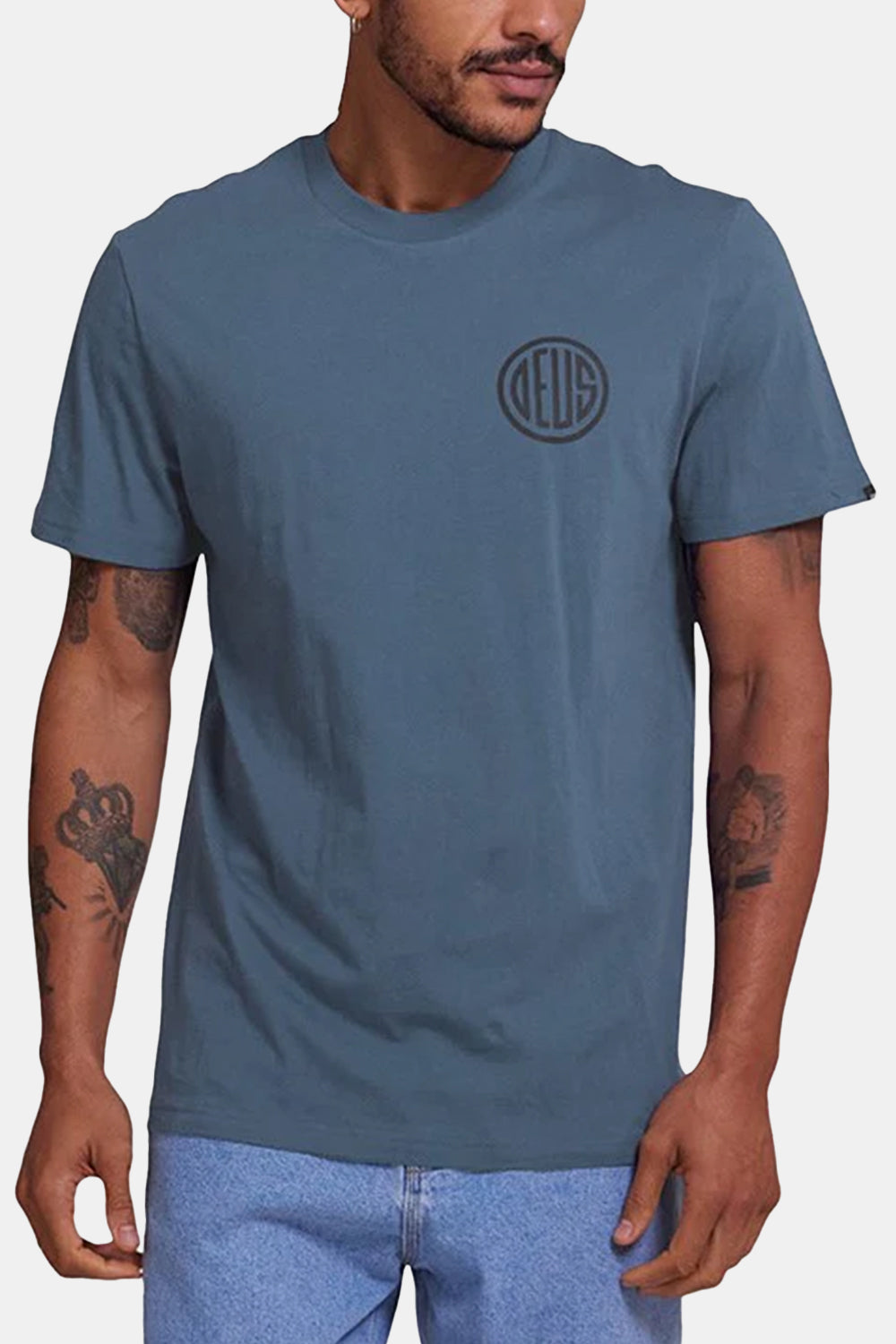 Deus Clutch T-shirt (røgblå)