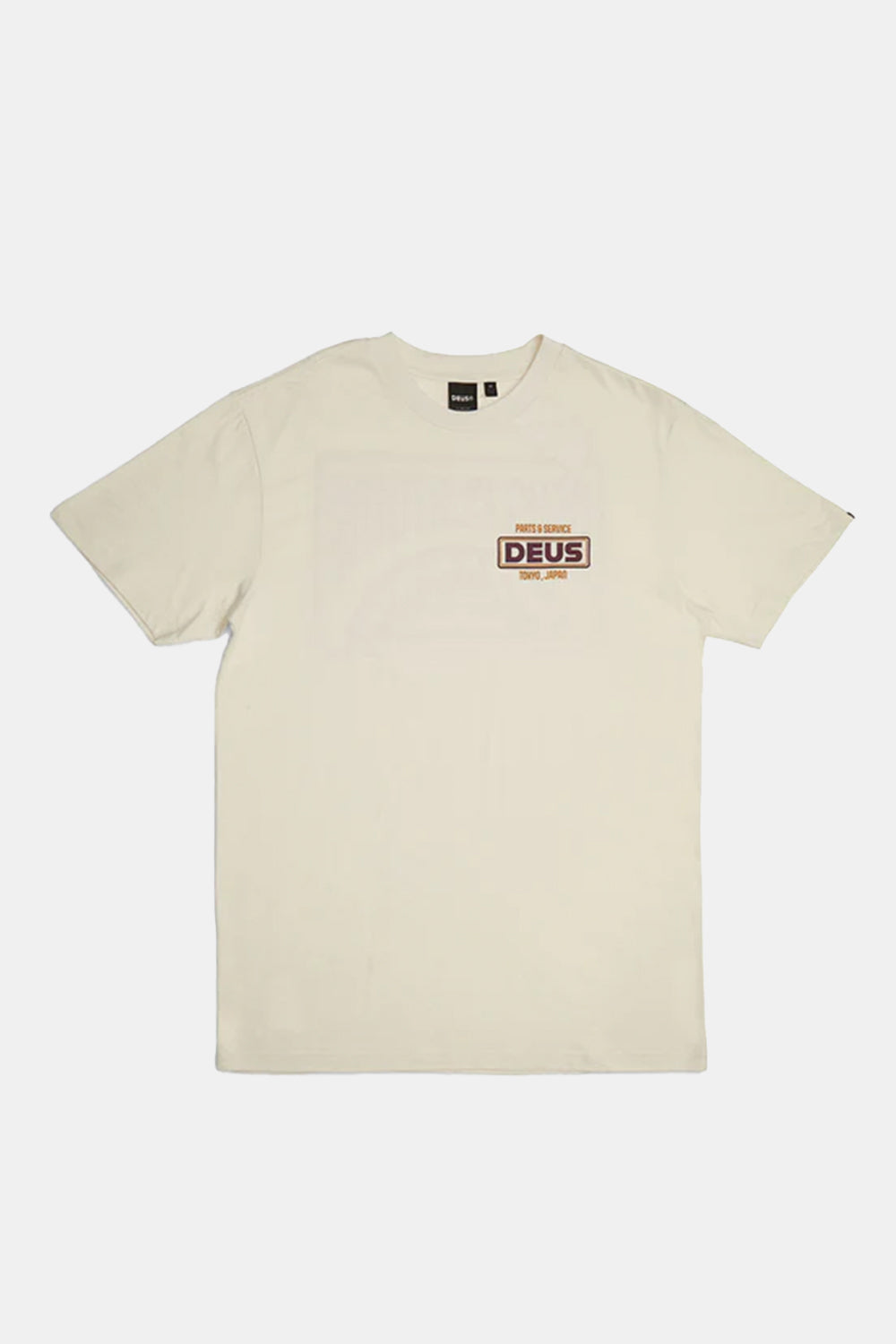 Deus Depot T-shirt i økologisk bomuld (vintage hvid)