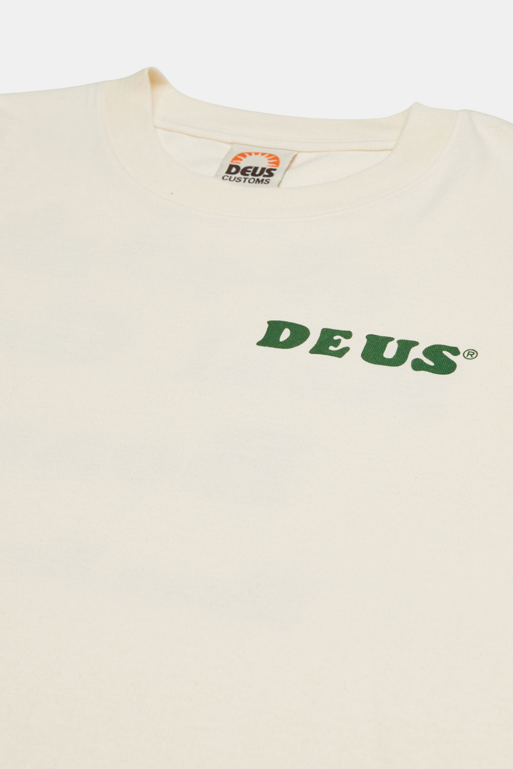 Deus Real Good Tee Recycled Cotton T-shirt (Dirty White)