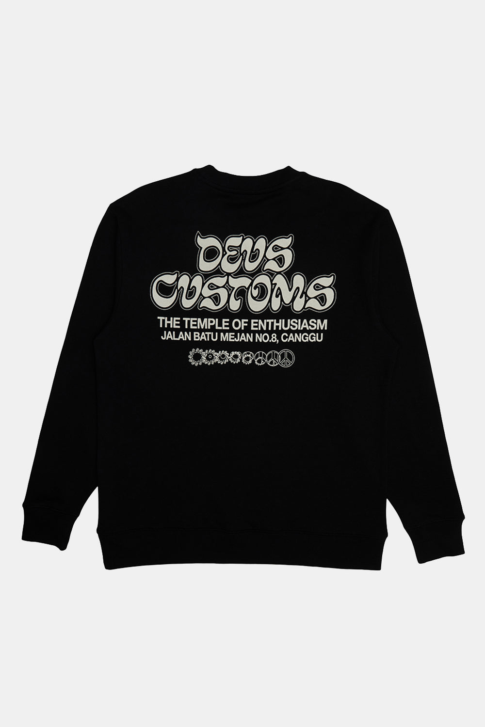 Deus Skylesvask besætningssweatshirt (Anthracite)