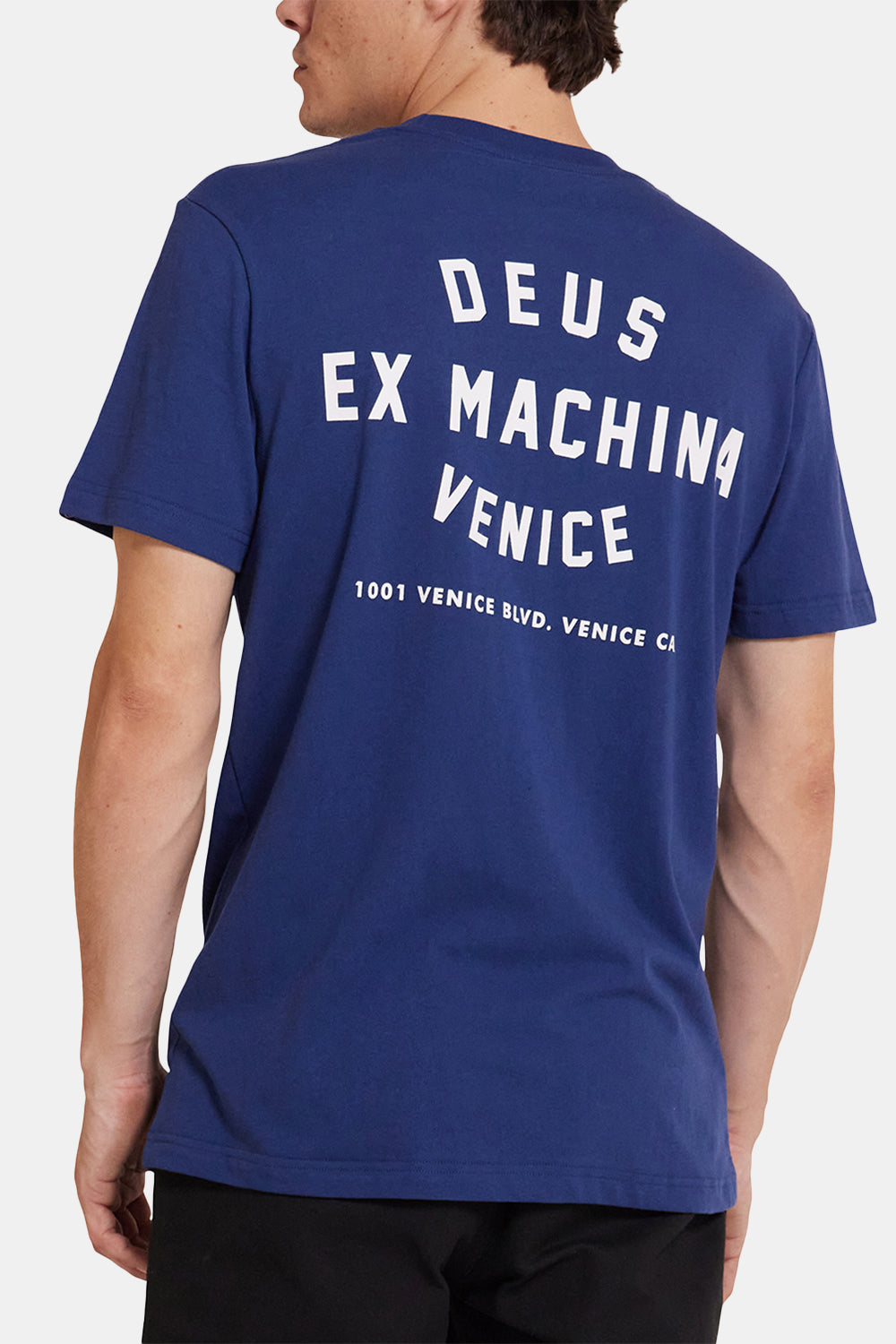 Deus Venice Skull Tee Organic Cotton T-shirt (Mechanic Blue)