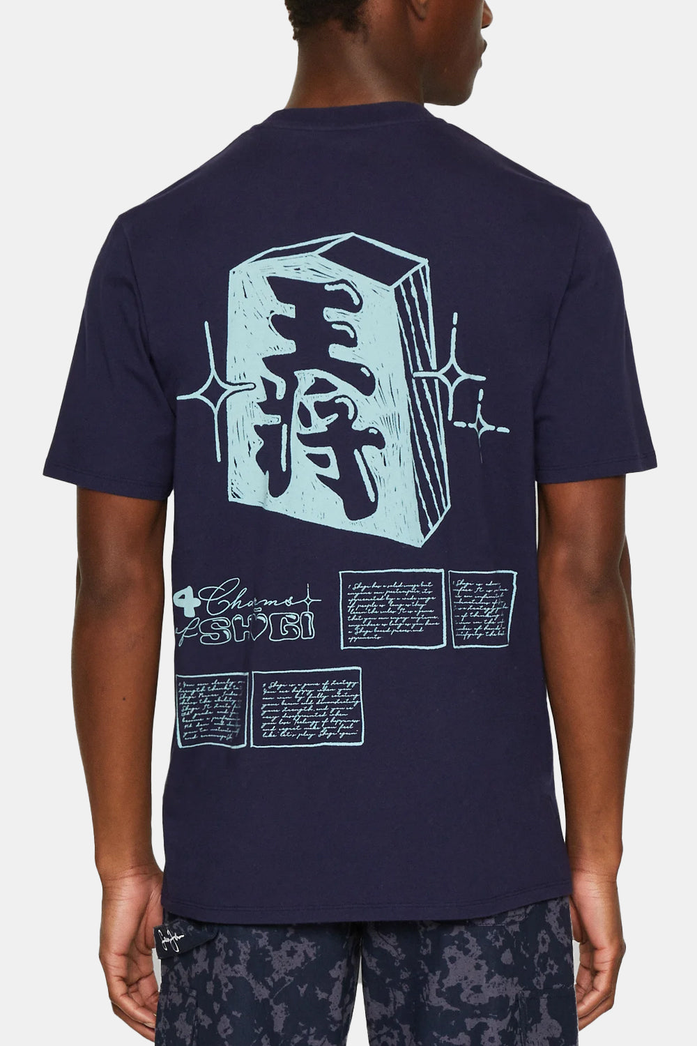 Edwin Shogi-t-shirt (maritim blå)