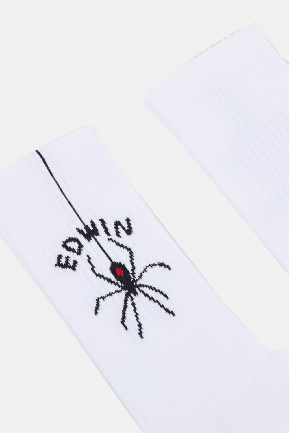 Edwin Spider-strømper (hvid)