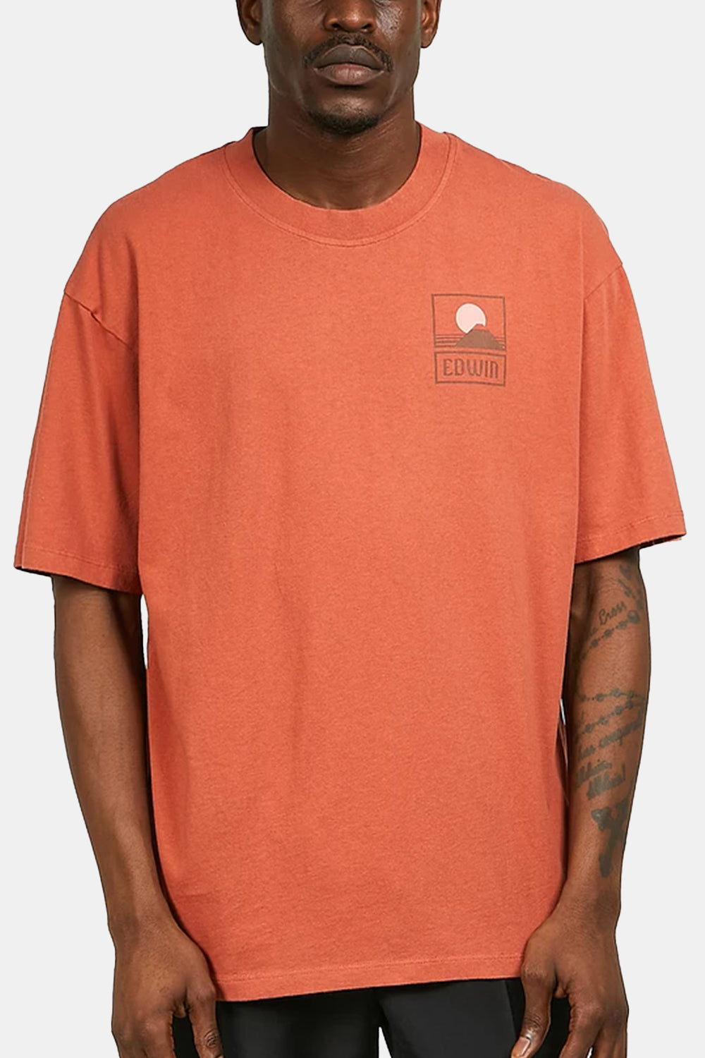 Edwin Sunset on Mount Fuji T-shirt (bagt ler)