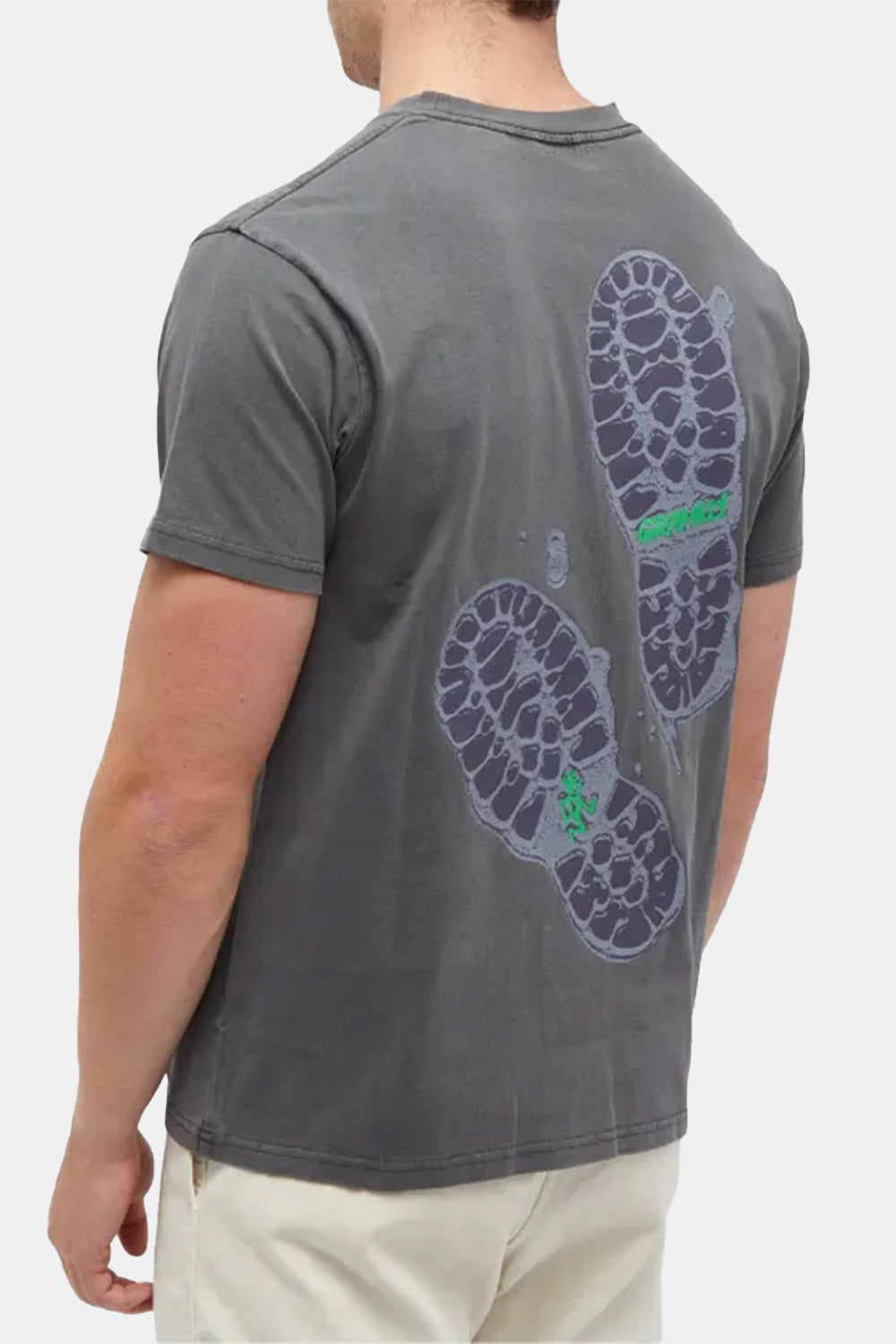 Gramicci Footprints T-shirt (grå pigment)
