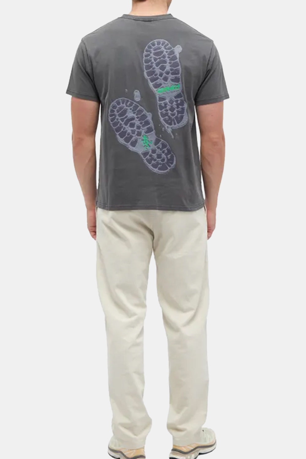 Gramicci Footprints T-shirt (grå pigment)