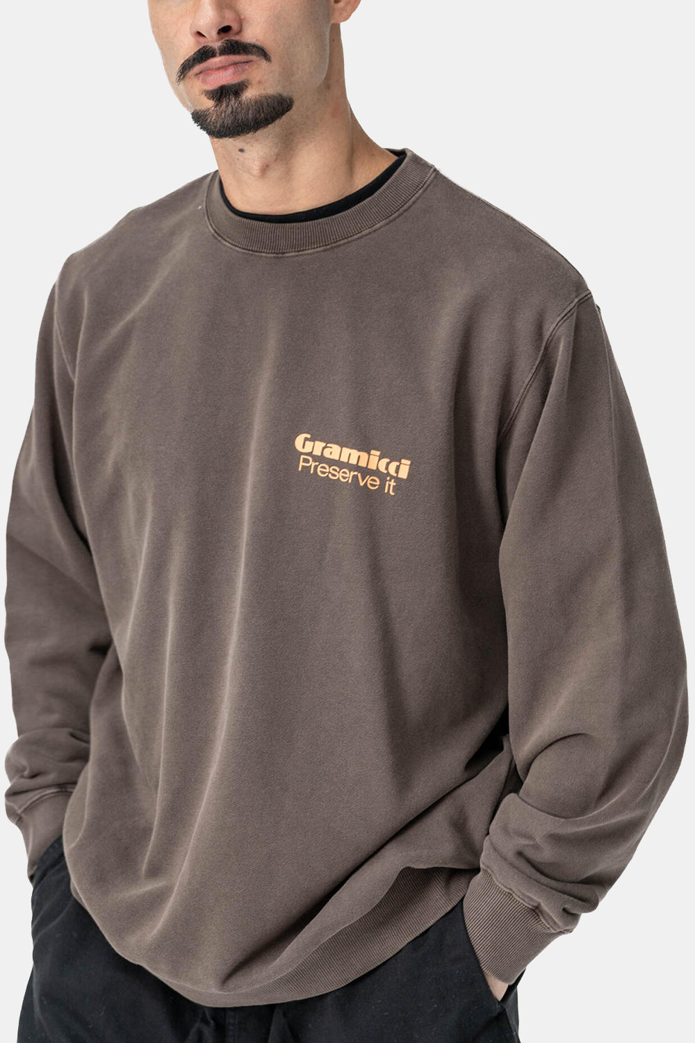 Gramicci Preserve-it Sweatshirt (brun pigment)