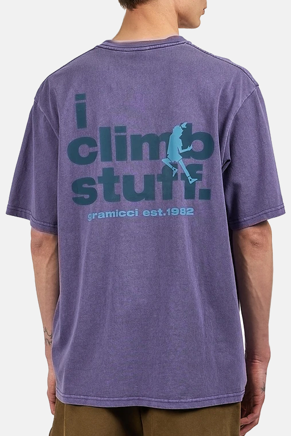 Gramicci I Climb Stuff T-shirt (lilla pigment)