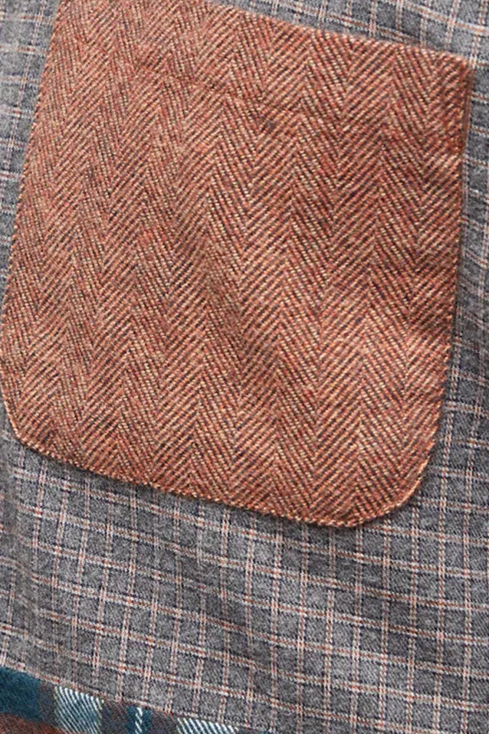 Portugisisk flannel ESP BD-skjorte (patchwork)
