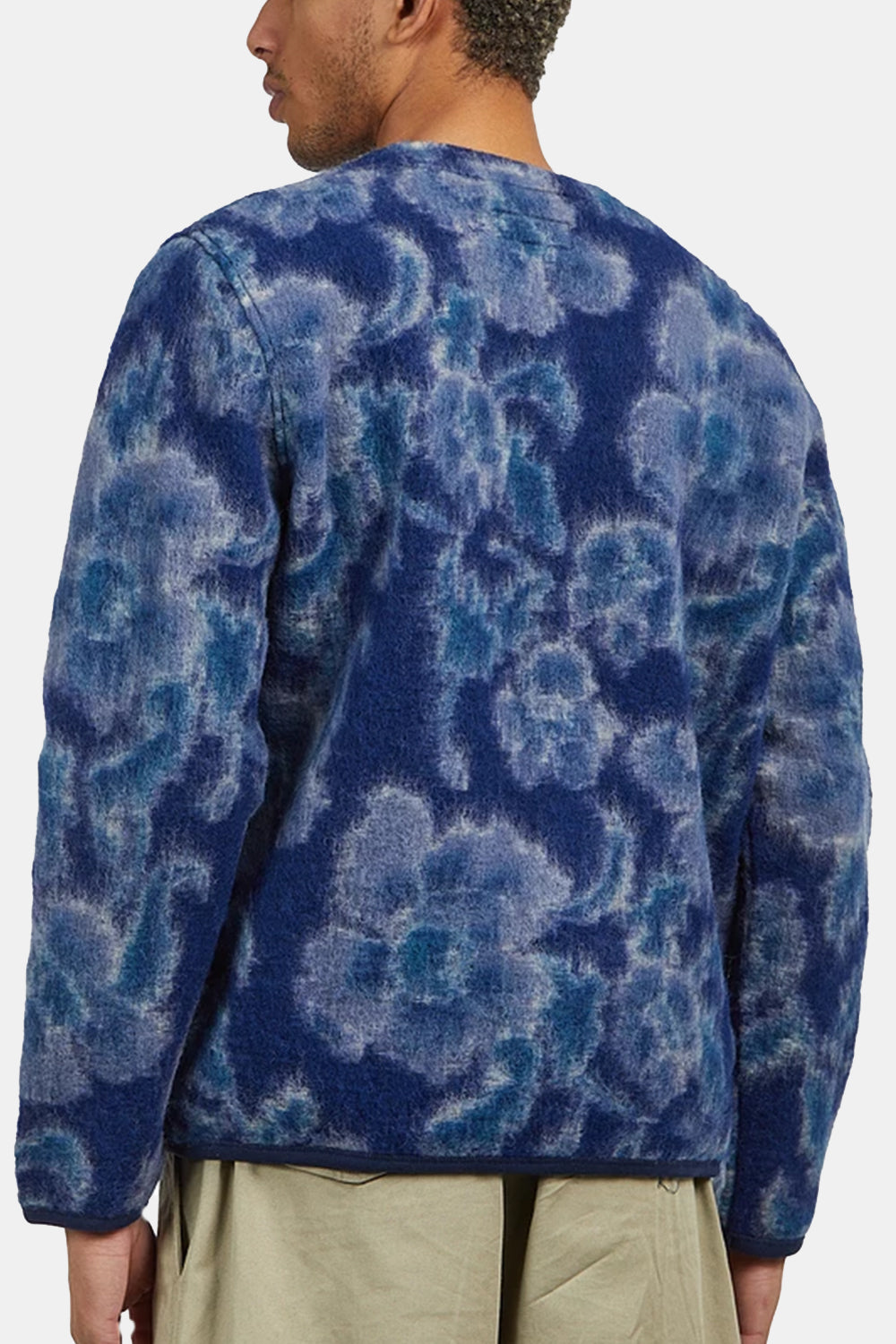 Universal Works Flower Fleece (marineblå)