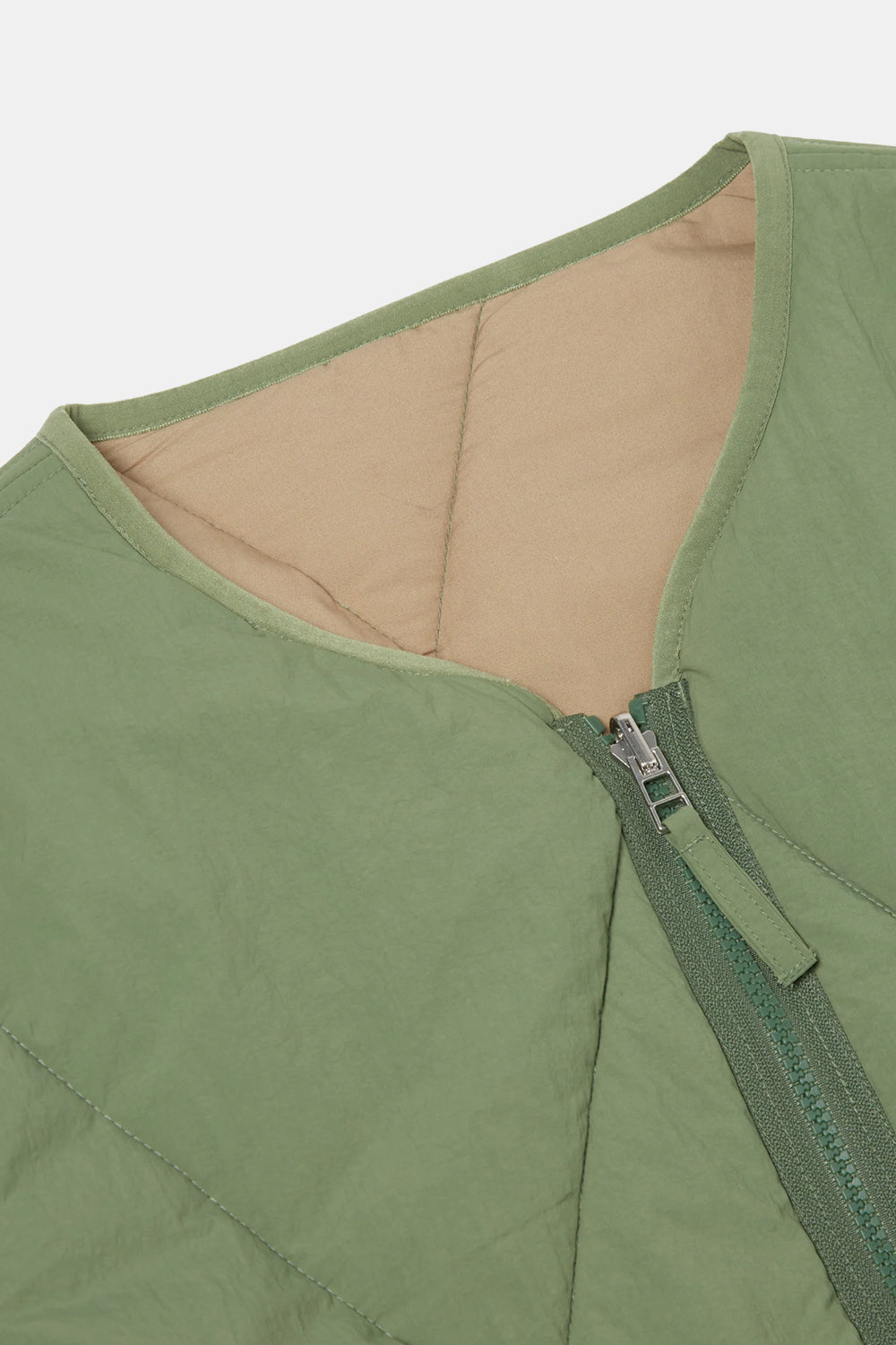 Universal Works Reversible Military Liner Jacket (Olive/Beige)
